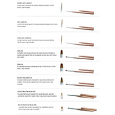 Akzentz Gel Art Brushes